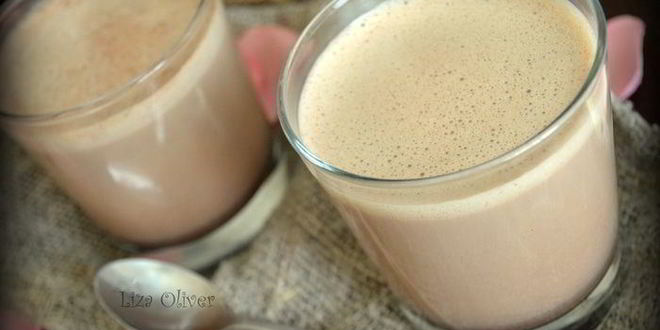 Рецепт шоколадного латте с ароматом ванили