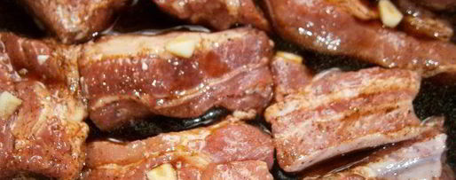 Шаг 1: свиных ребрышек с кофейным соусом