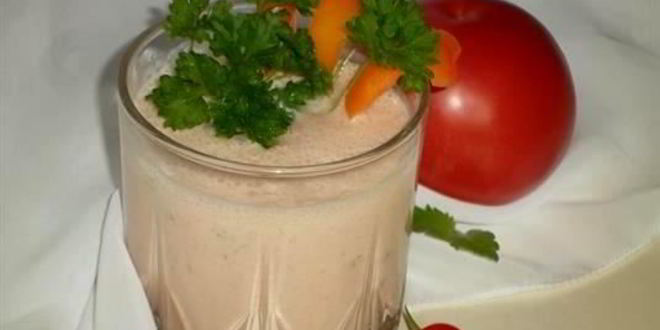 Рецепт коктейля из овощей в блендере