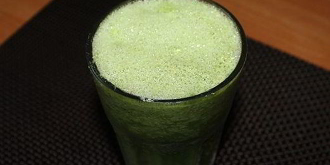 Рецепт коктейля из зелени