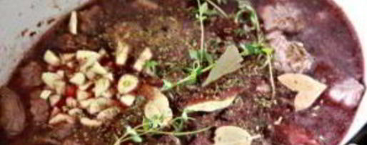 Шаг 2: говядины с вином и овощами