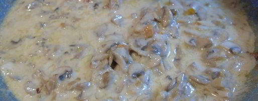 Шаг 5: грибного соте с вином и горгонзолой