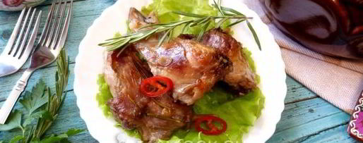 Шаг 13: кролика с вином и пряными травами в духовке