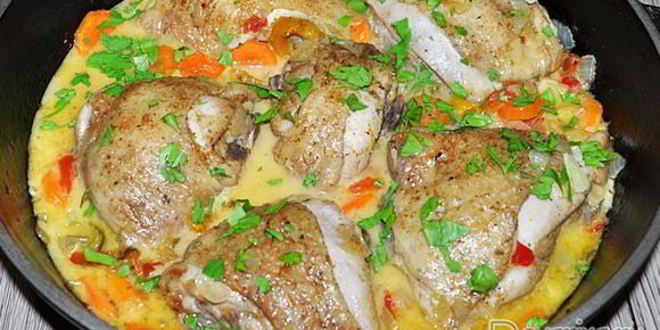 Рецепт курицы с вином по-грузински