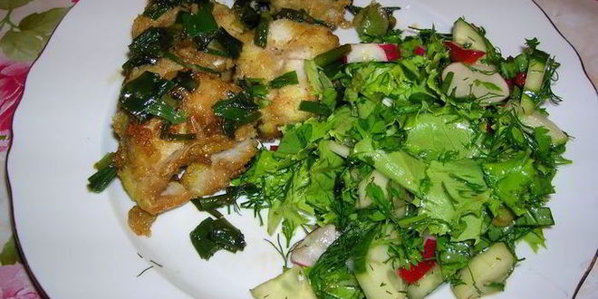 Рецепт рыбы, жаренной с вином и сладким соевым соусом