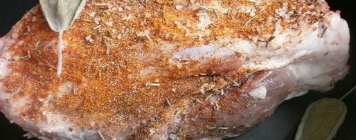 Шаг 2: свиной рульки с вином марсала