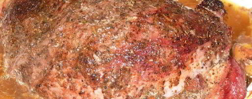 Шаг 5: запеченной телятины с вином и персиками