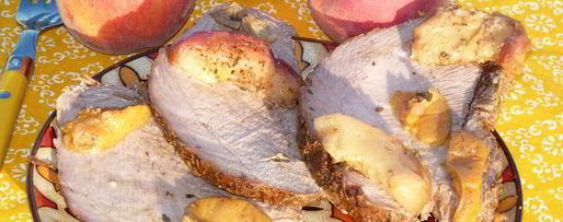 Шаг 6: запеченной телятины с вином и персиками