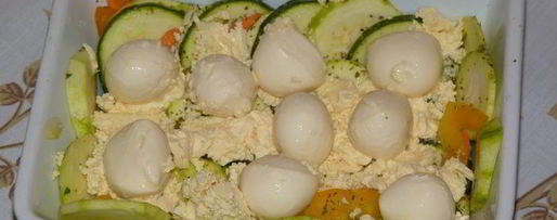 Шаг 7: запеченной в кармашках форель с вином и овощами