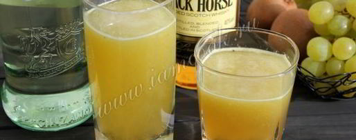 Шаг 5: коктейля из киви и винограда