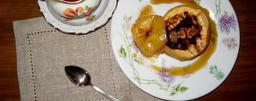 Шаг 3: яблока, запеченного с виски и корицей