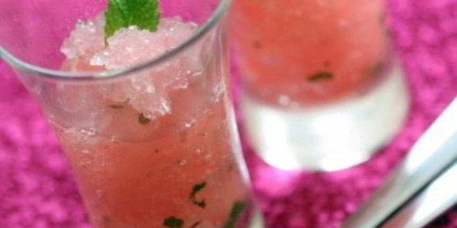 Рецепт грейпфрутового шербета с водкой