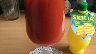 Рецепт Коктейля Кровавого бык