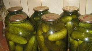 Рецепт Огурцов соленых с водкой