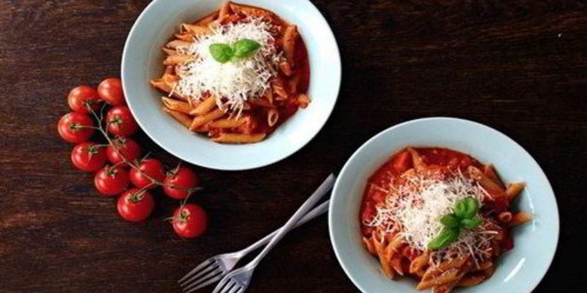 Рецепт пенне с водкой и пармезаном