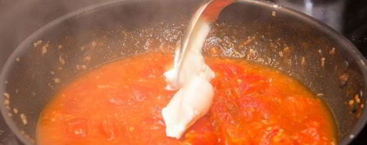 Шаг 6: пенне с водкой