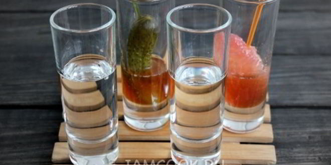 Рецепт шутера коктейли с водкой