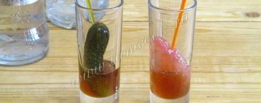 Шаг 3: шутера коктейли с водкой