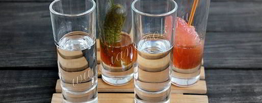 Шаг 4: шутера коктейли с водкой