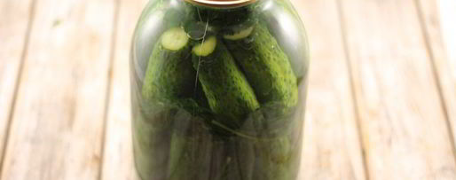 Шаг 5: соленых огурцов с водкой