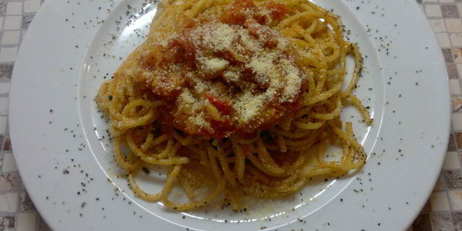 Рецепт спагетти с водкой