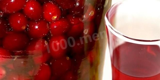 Рецепт водки на клюкве