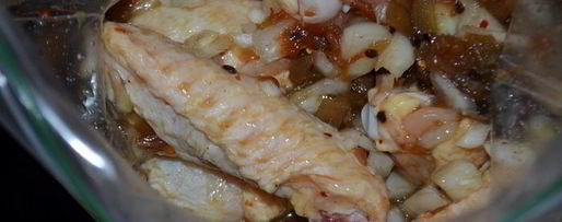 Шаг 1: куриных крылышек глазированных кленовым сиропом