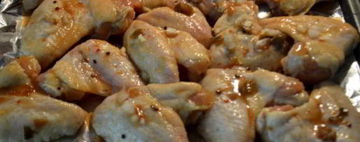 Шаг 2: куриных крылышек глазированных кленовым сиропом