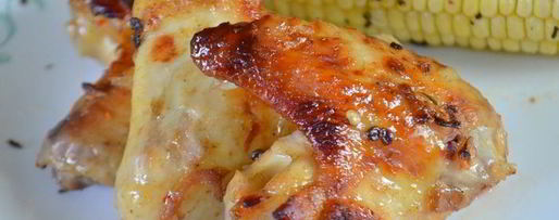 Шаг 3: куриных крылышек глазированных кленовым сиропом