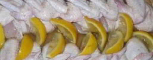 Шаг 2: куриных крылышек в лимонном сиропе