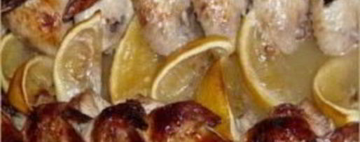 Шаг 3: куриных крылышек в лимонном сиропе