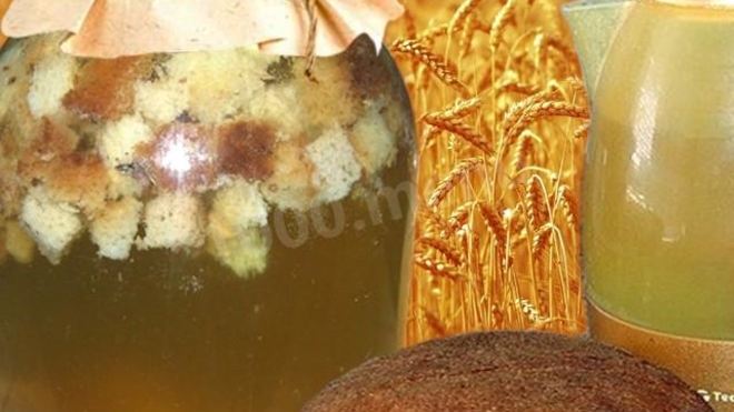 Рецепт Домашнего хлебного кваса без дрожжей