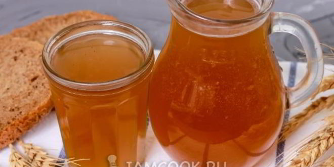 Рецепт домашнего хлебного кваса с дрожжами