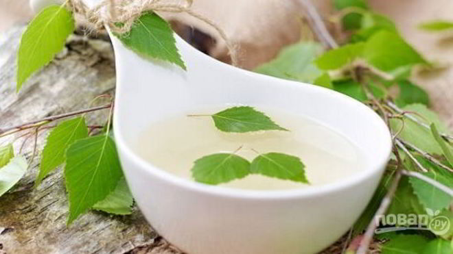 Рецепт Кваса из березового сока с изюмом