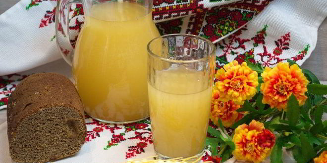 Рецепт кваса из бородинского хлеба