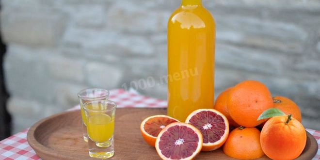 Рецепт ликера апельсинового