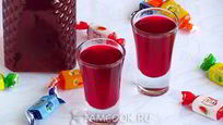 Рецепт Ликера клюквенного