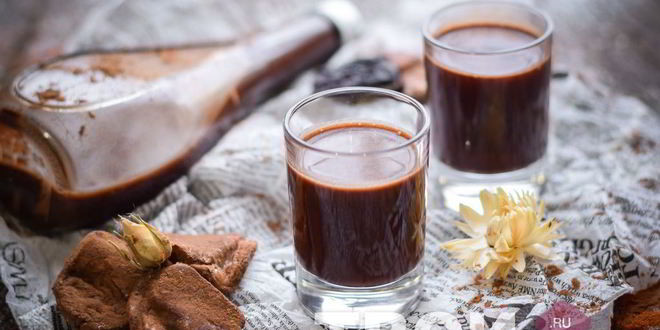 Рецепт шоколадного ликера