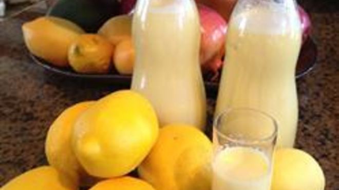 Рецепт Сливочного ликера Лимончелло