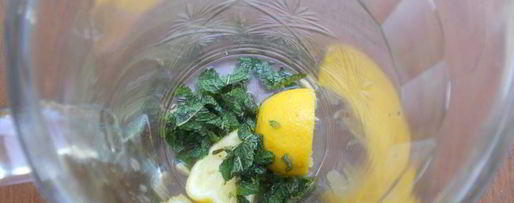 Шаг 2: абрикосового лимонада с мятой