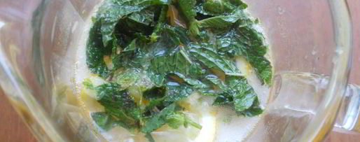 Шаг 5: абрикосового лимонада с мятой