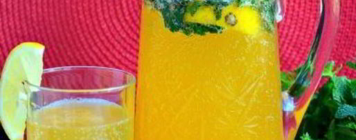 Шаг 7: абрикосового лимонада с мятой