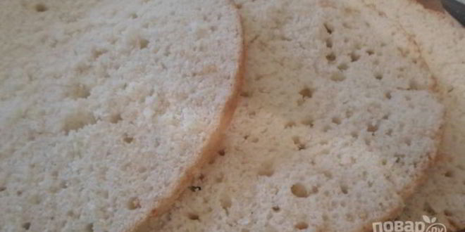 Рецепт бисквита на лимонаде с газом