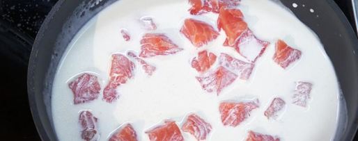 Шаг 2: фарфалле с лососем и домашний лимонад