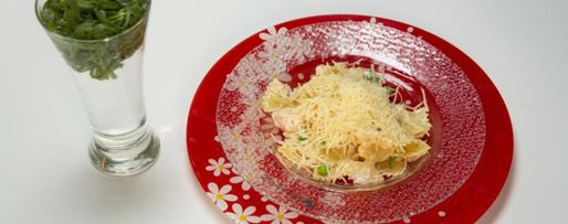 Шаг 6: фарфалле с лососем и домашний лимонад