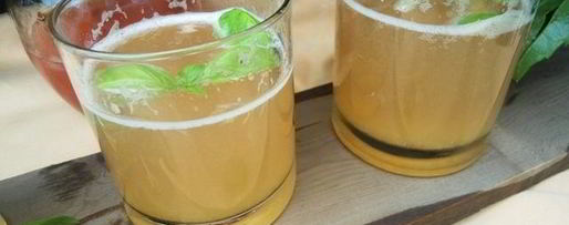 Шаг 6: лимонада персик-базилик