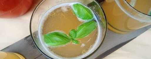 Шаг 7: лимонада персик-базилик