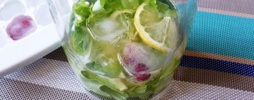 Шаг 2: лимонада свежесть из листьев салата