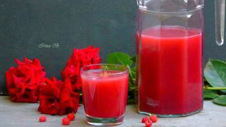 Рецепт Малинового лимонада Роза Марокко