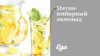 Рецепт Мятна-имбирного лимонад
